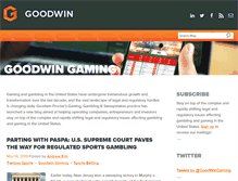 Tablet Screenshot of goodwingaming.com